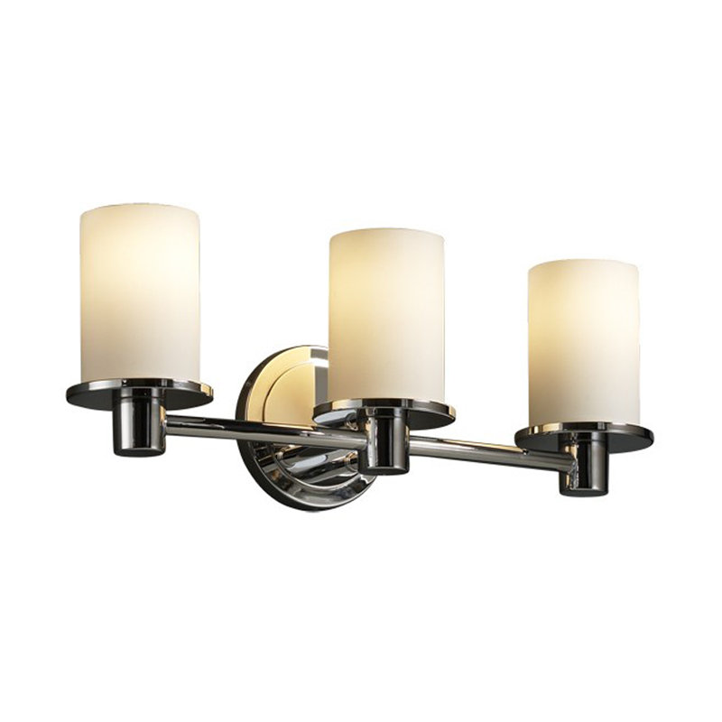 Éclairage pour meuble-lavabo 3 lumières Casson, Chrome poli, Tissage