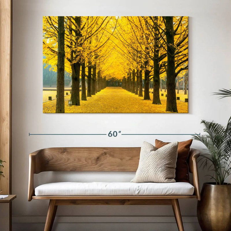 Harnek Ginkgo Trees, 34" H x 51" W
