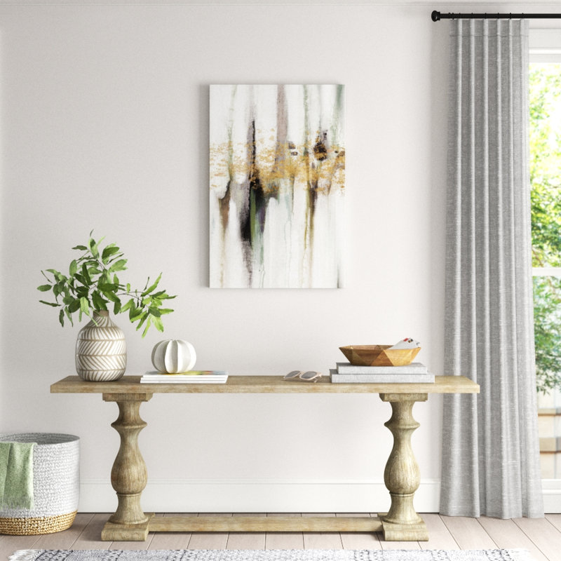Falling Gold Leaf I by Studio W - Painting, 122cm H x 81cm W, Wrapped Canvas