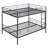 Full Over Full Metal Bunk Bed, Black-590826559