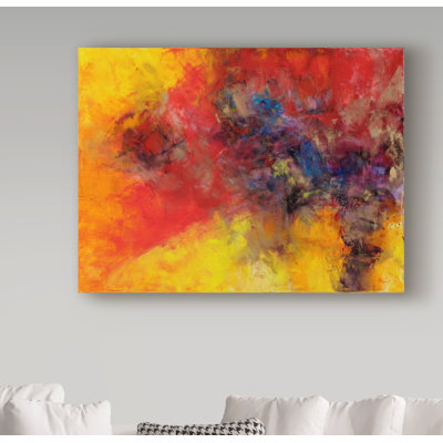 Barabbas 'Declaration of Trust' Acrylic Painting Print on Wrapped Canvas