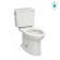 Drake® 1.28 GPF (Water Efficient) Elongated Two-Piece Toilet with Tornado Flush® (Seat Not Included)