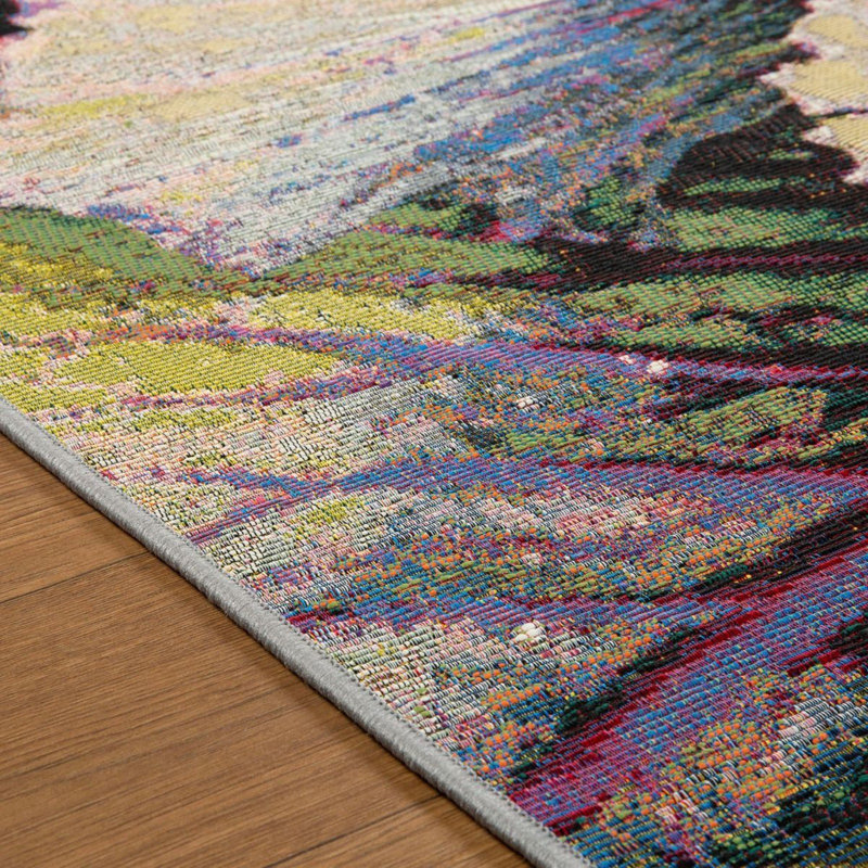 Strouth Floral Indoor / Outdoor Area Rug, Rectangle 200 x 285cm