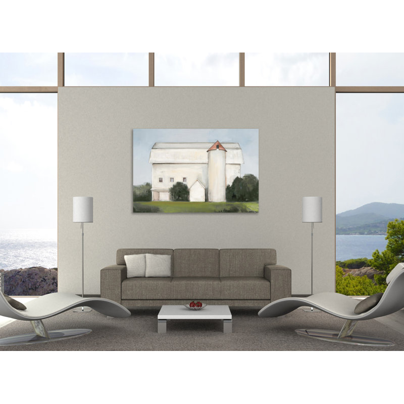 «On The Farm Light», toile tendue par Julia Purinton, H 12 po x l 18 po x P 1,5 po