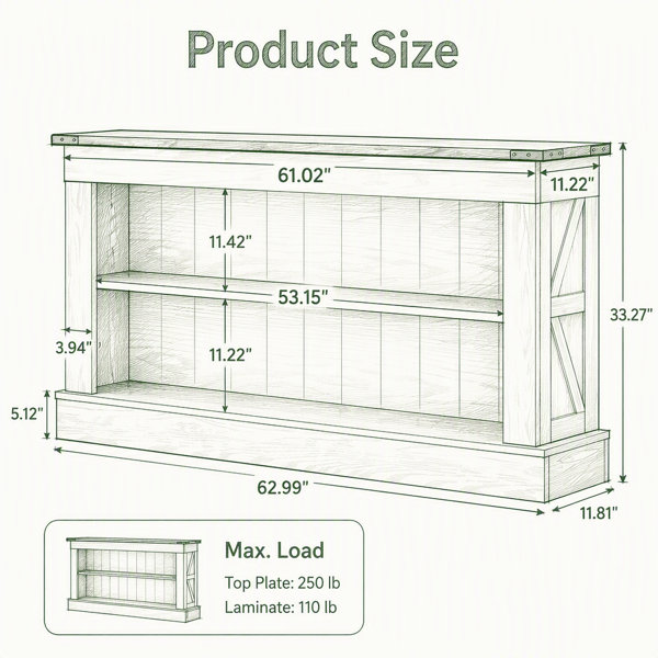 Dimensions du produit
