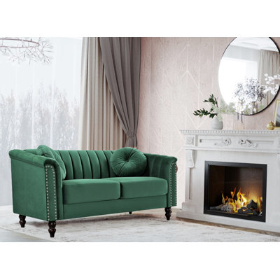 Drevion 61.4'' Velvet Loveseat
