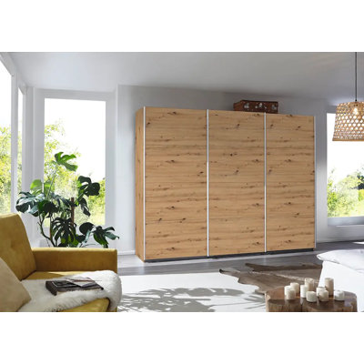 Caracas 3 Door Manufactured Wood Wardrobe