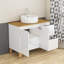 Meuble-lavabo autoportant avec lavabo