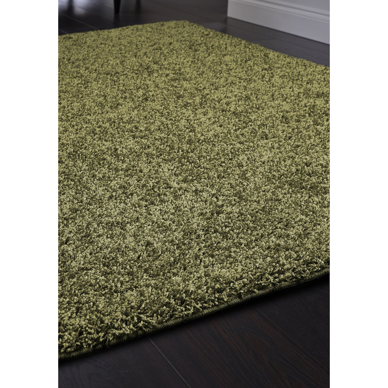 Solid Colour Shag Area Rug, Rectangle 60 x 100cm