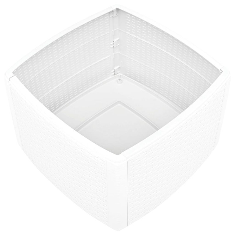 Sorcha Plastic Side Table, White
