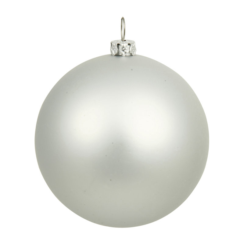Ornement boule des Fêtes, Argent, H 15,75 po x l 15,75 po x P 15,75 po