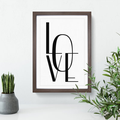 Love - Picture Frame Typography
