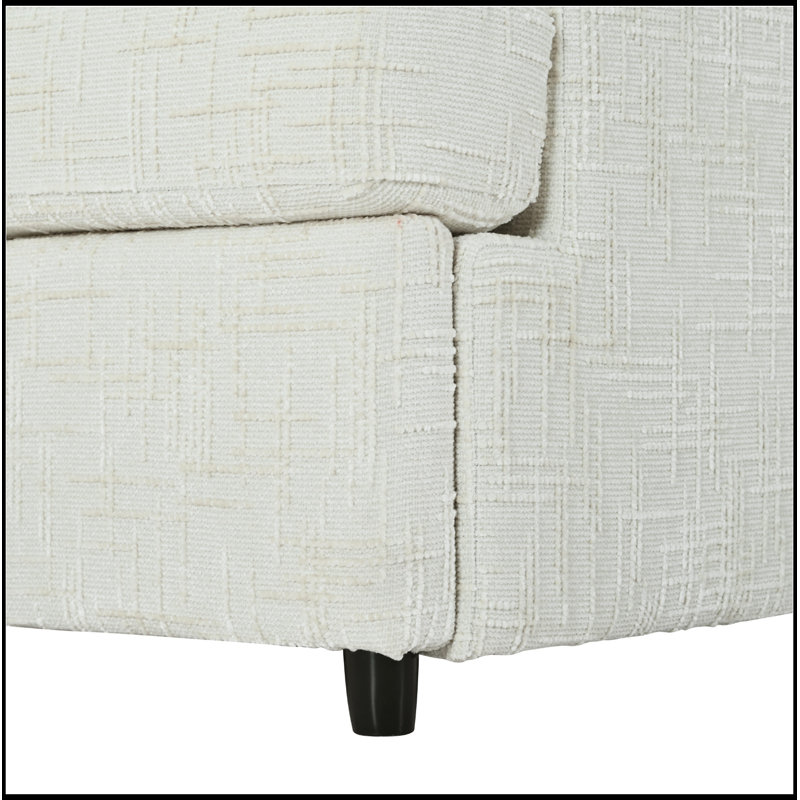Canapé modulaire en U avec repose-pieds mobile, Beige