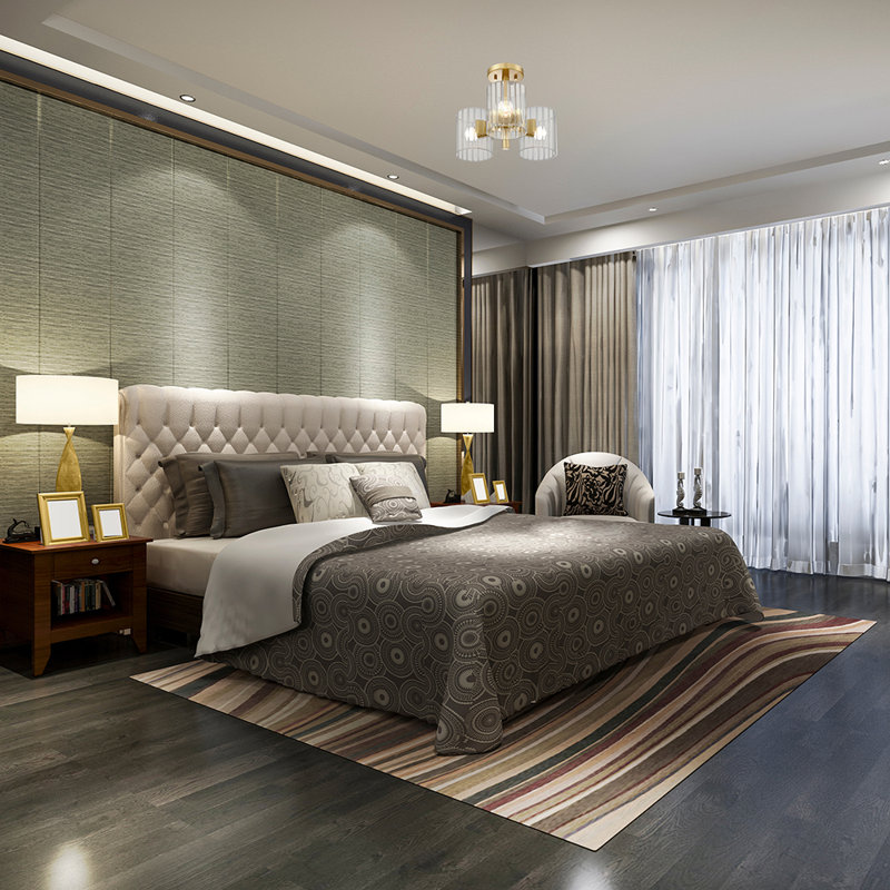 Kishauna Glass Semi Flush Mount