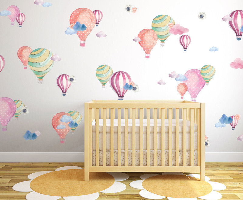 Abstract Non-Wall Damaging Wall Decal