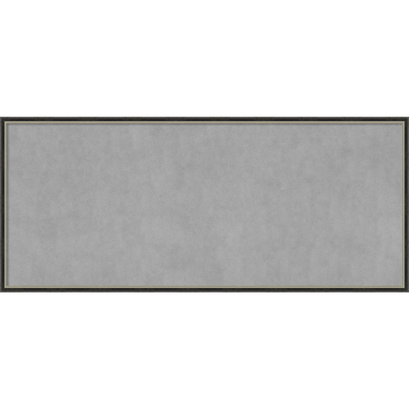 Tableau magnétique magnétique en métal, 21" H x 49" W