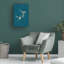 «Gold Hummingbird Line Art Silhouettes 3» sur toile par Sarah Manovski