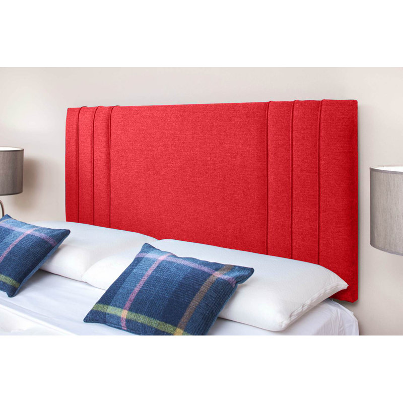 Erial Upholstered Headboard, Kingsize (5'), Red