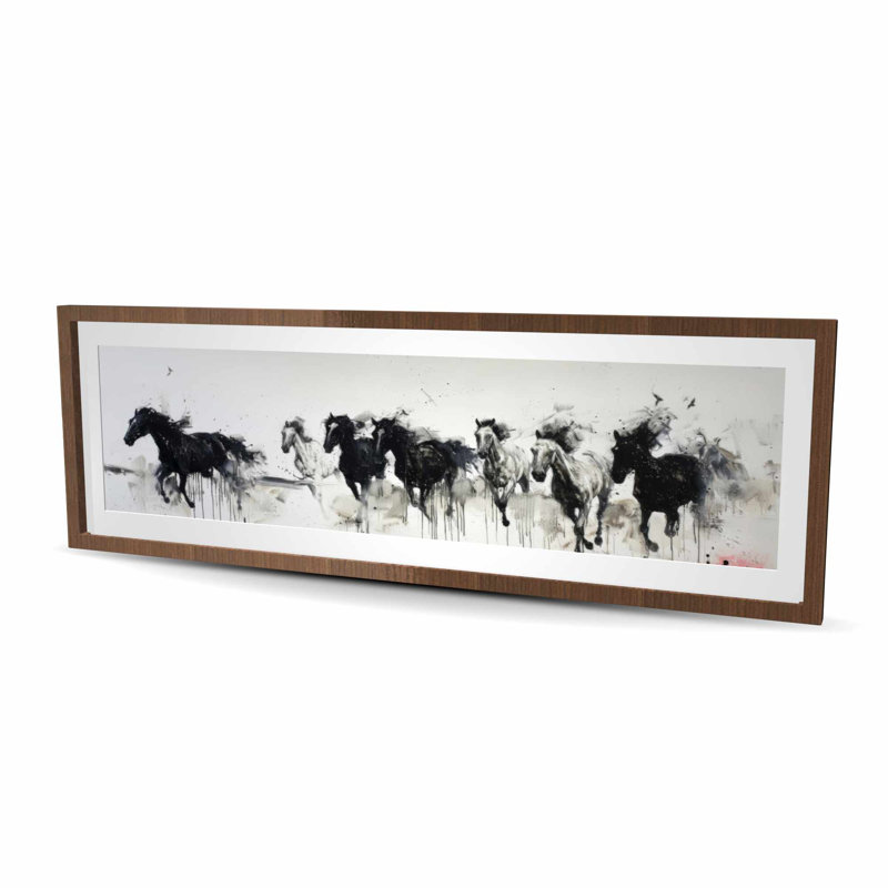 Stampede - estampe blanche matte pour la décoration intérieure
