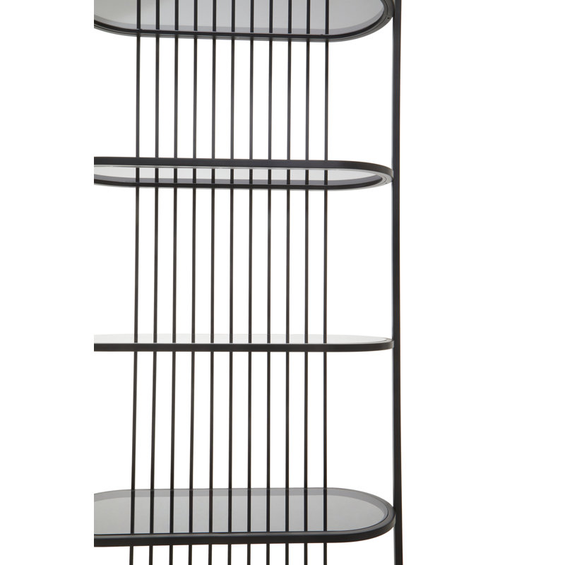 230cm H x 95cm W Stainless Steel Bookcase