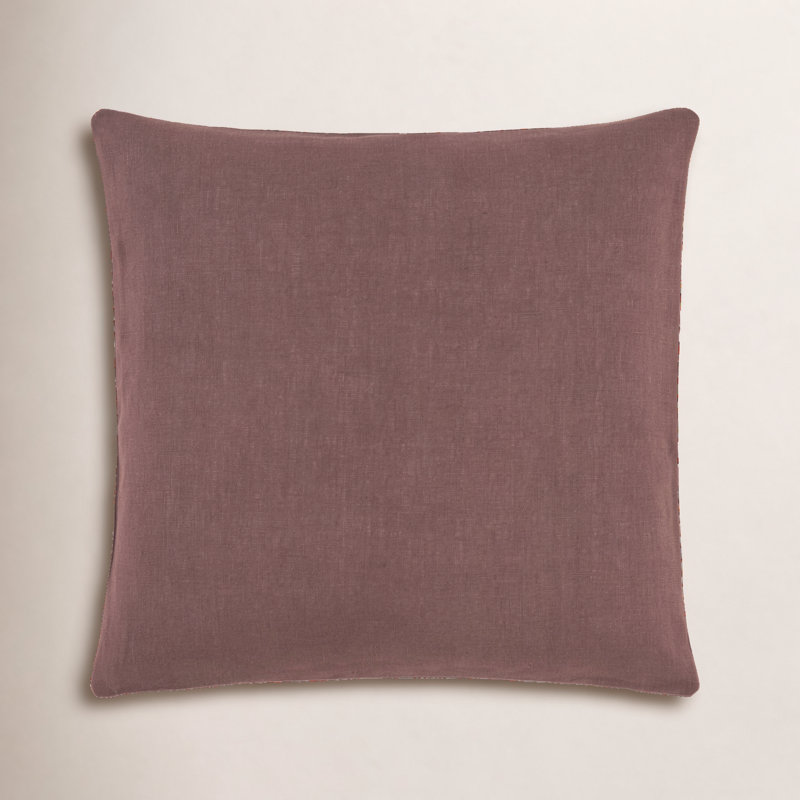 Dilip Accent Pillow, Square 20", Dark Brown
