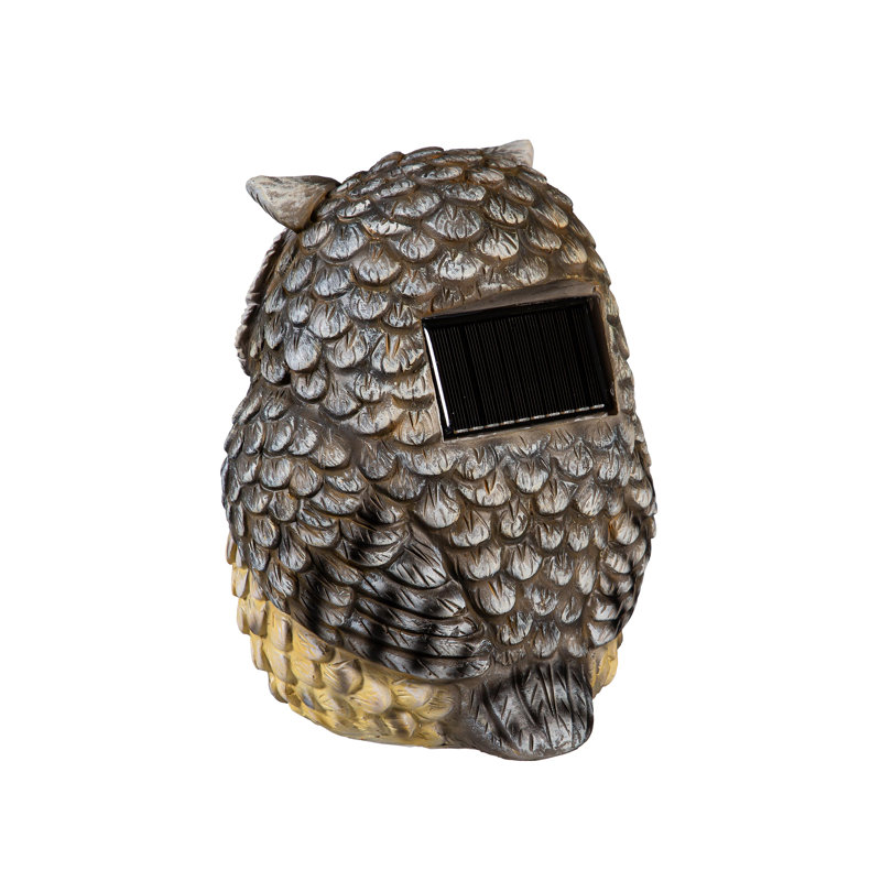 Playful Peepers Solar Statuary, Owl