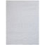 Geometric Area Rug in White