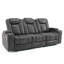 Bhopinder 3 Seater Linen Electric Reclining Sofa-64473139