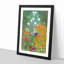 Flower Garden by Gustav Klimt - Framed Print-18973153