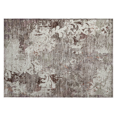 Colwart Damask Indoor / Outdoor Rug