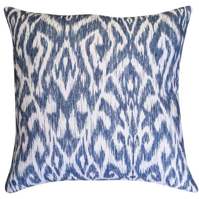 Ikat Blue Cushion