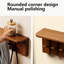 Portemanteau mural en bois