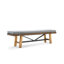 Truss Outdoor Teak Dining Bench
