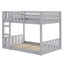Lit superposé simple en bois massif Calhan par Harriet Bee-1962384540