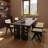 Rectangular dining table for home use-1307860336