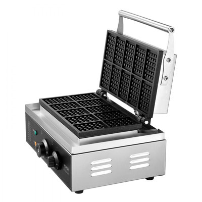 10PCS Commercial Waffle Maker Rectangle Waffle Baker Machine 1550W