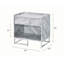 Daylesford 1-Drawer Nightstand in Grey