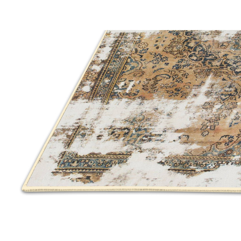 Abstract Indoor Rug, Rectangle 7' x 9'