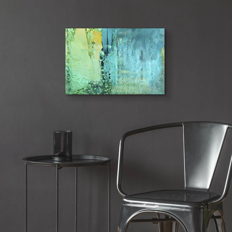  «Bucolique Structure 2» par Carol Young, art mural en verre acrylique, 24 po x 16 po, H 16 po x l 24 po
