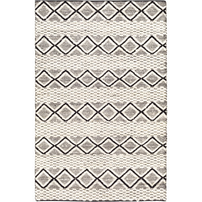 Tapis rose en laine tissé à la main Colin