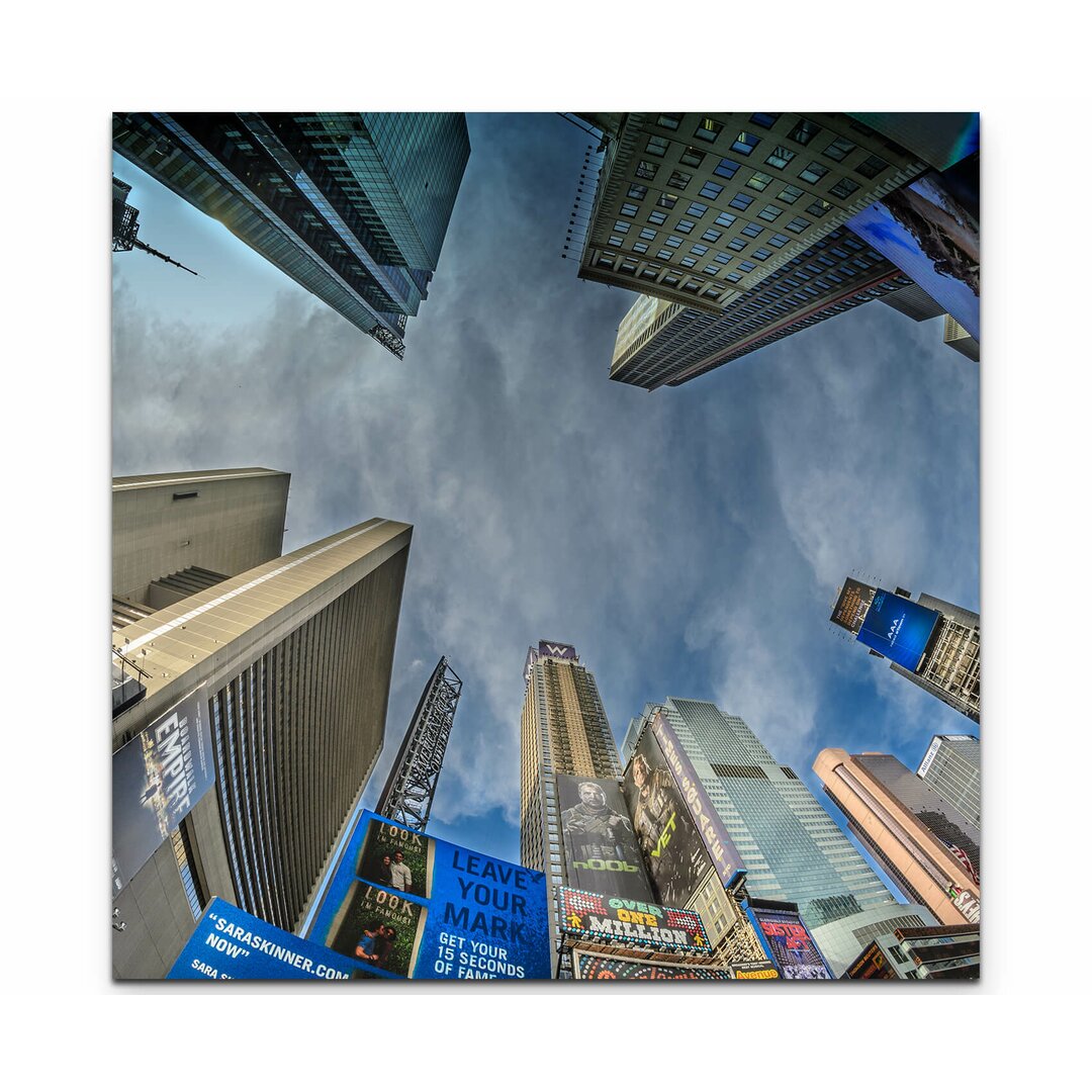 Leinwandbild Wolkenkratzer am Times Square New York City