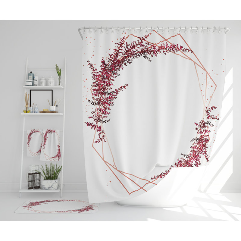 Navon Polyester Shower Curtain Set
