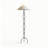 Wabi-Sabi Style Wrought Iron & Fabric Floor Lamp