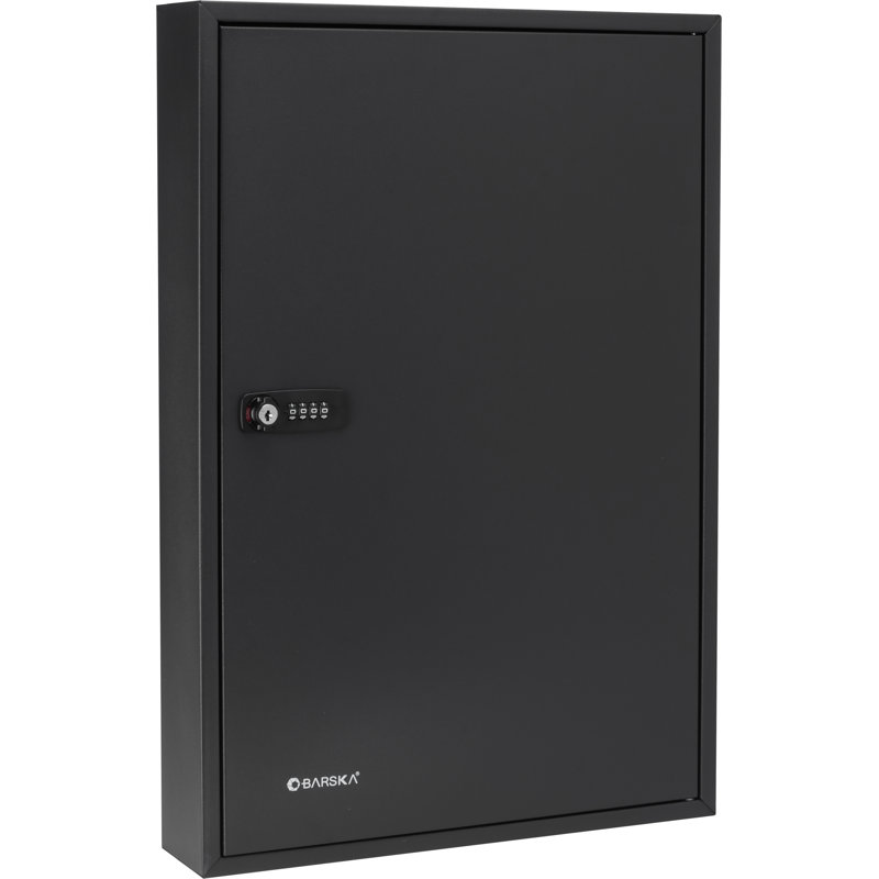 100 KEYS COMBINATION ADJUSTABLE LOCK BOX, BLACK