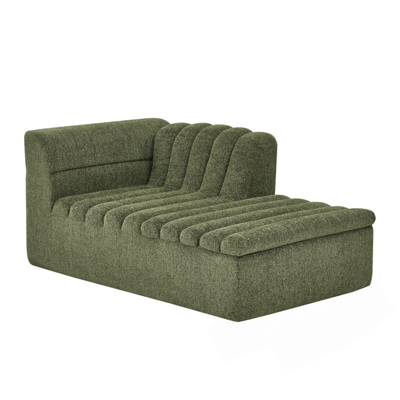 106 Inch L-Shaped Modular Sectional Sofa, Green