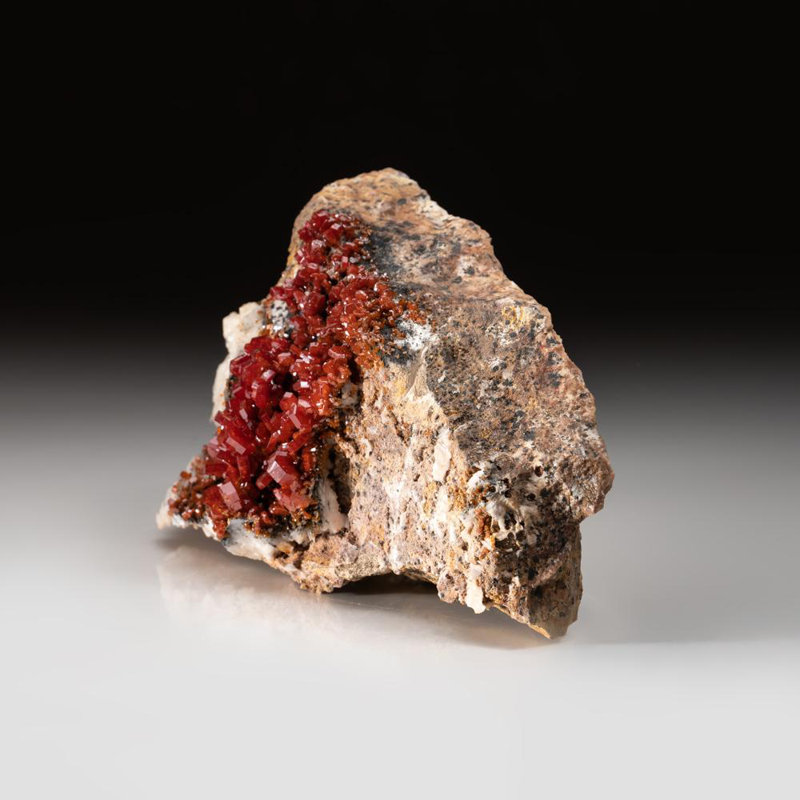 Genuine Vanadinite Crystal Cluster