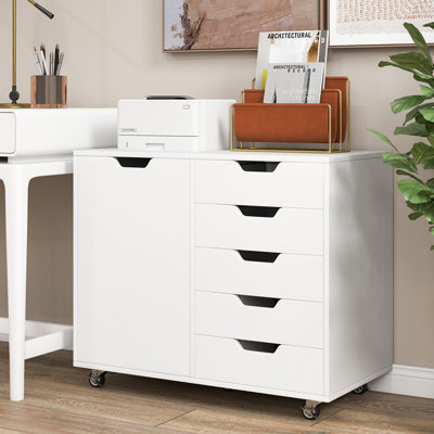 Nakasia 5 -Drawer 1 -Door Accent Cabinet