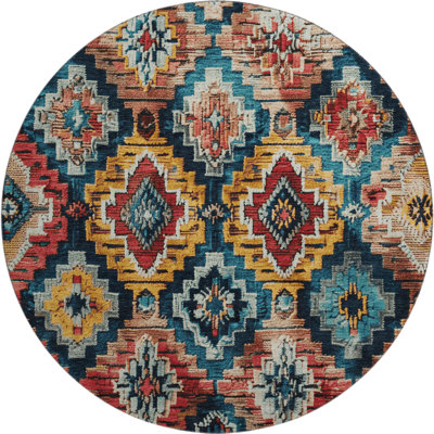 Premium Machine Washable Jakiyra AMF1891 Aztec Rug