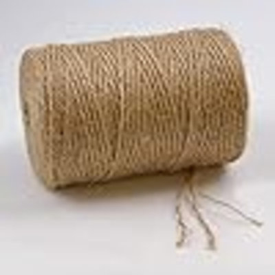 Ficelle de jute naturelle de 600 pieds de long ficelle pour artisanat, emballage de cadeau, jardinage, crochet, tricot, décor de macramé (brun 2 mm * 600 pieds)