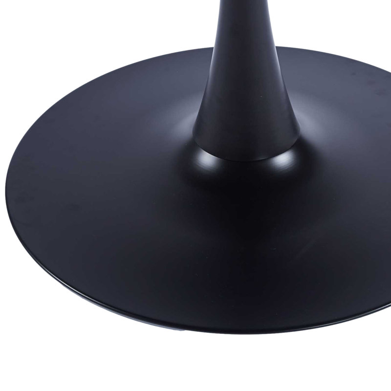 Table de conférence Kharee, Noir mat, L 43,11 po x L 43,11 po